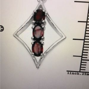 New garnet necklace